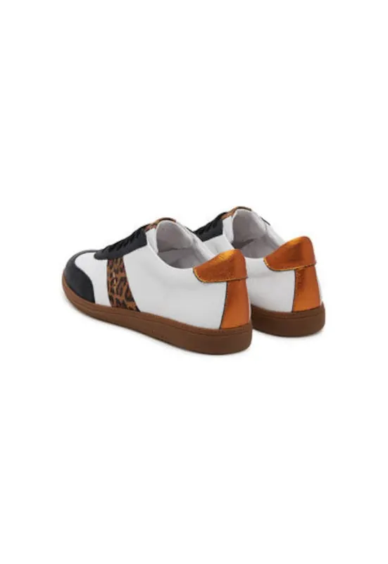 Pantofi sport dama - 64403 - Piele naturala - Multicolor
