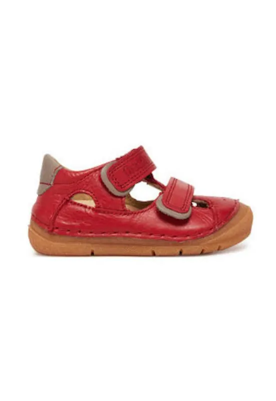 Sandale fete - G2150198-4 - Piele naturala - Rosu - Rosu