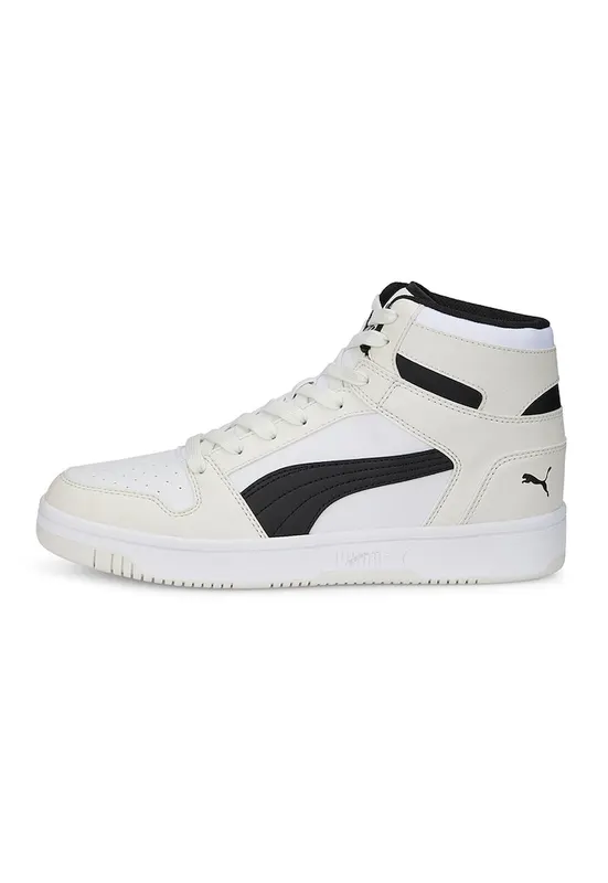 Pantofi sport high-top de piele ecologica Rebound LayUp - Negru/Crem
