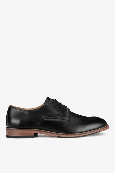 Pantofi barbati 5904862302553 - Piele naturala - Negru - Negru