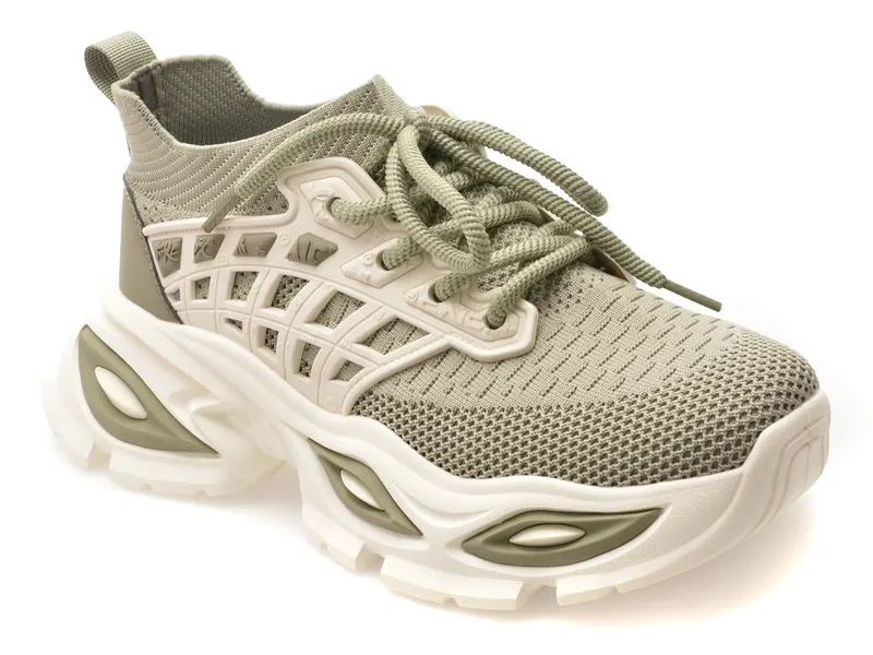Pantofi sport gri, 351213, din material textil