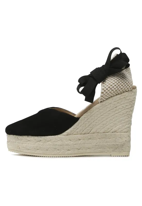 Mocasini dama - piele naturala - negru - platforma -
