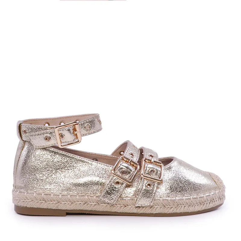 Espadrile femei Solo Donna aurii 1169DE1300AU