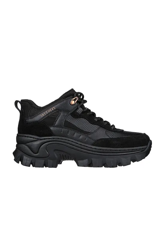 Pantofi sport cu aspect masiv si insertii de piele intoarsa Hi-Ryze - Kewl Ave - Negru