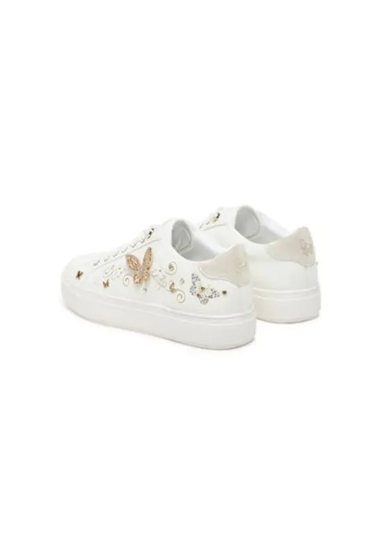 Pantofi sport dama - 13966826 - Piele ecologica - Alb