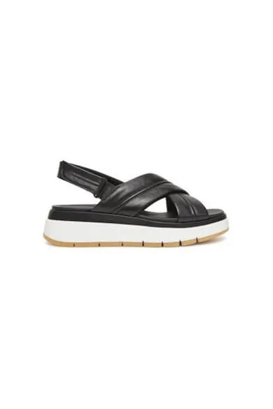 Sandale dama - 26182233 - Piele naturala - Negru