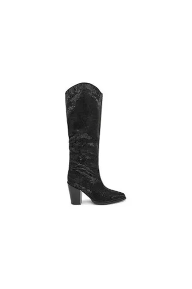 Cizme dama I240551 - Textil - 36 EU - Negru