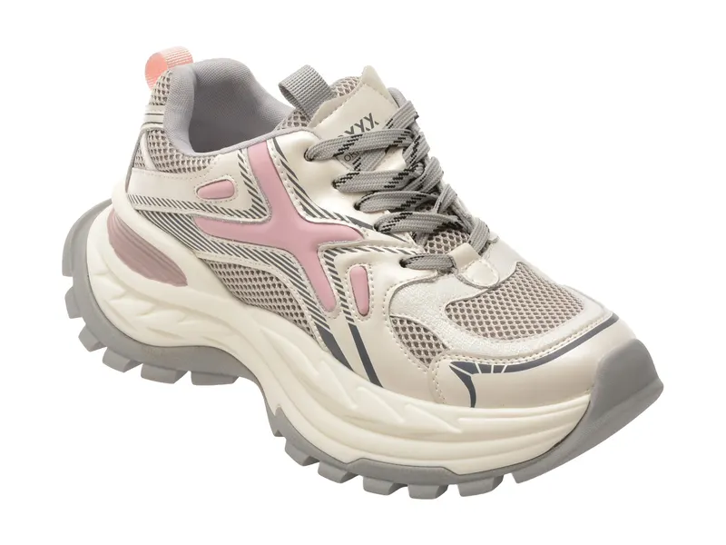 Pantofi sport albi, 157, din material textil
