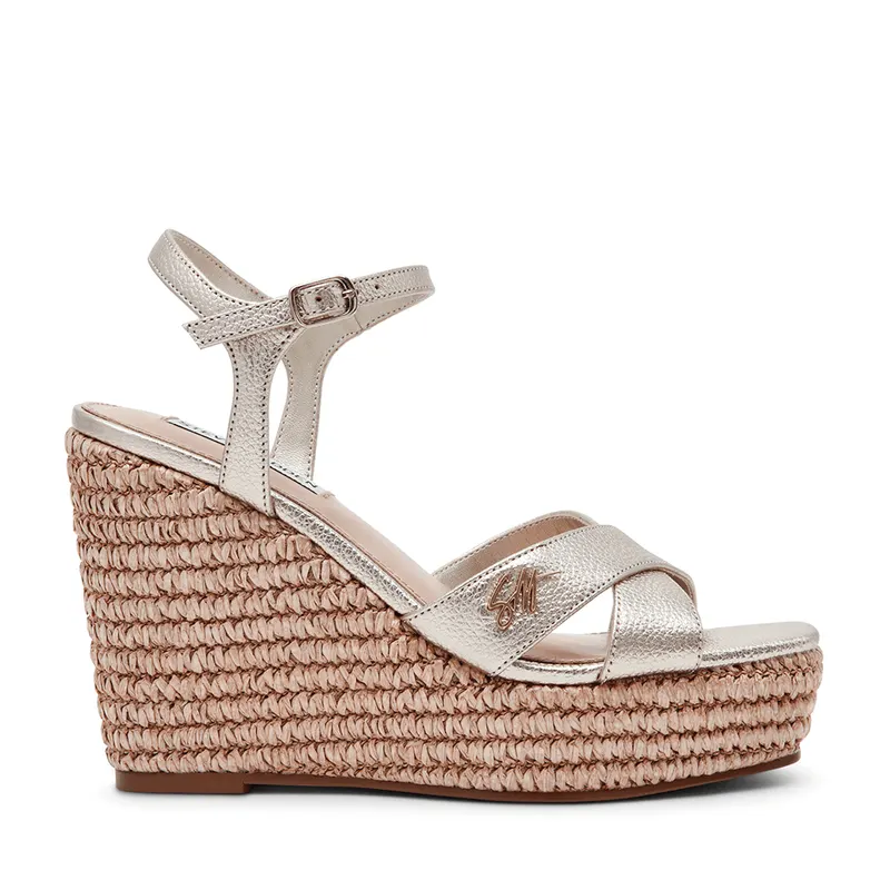 Sandale femei Steve Madden Cylo aurii din piele 1461DSCYLOAU
