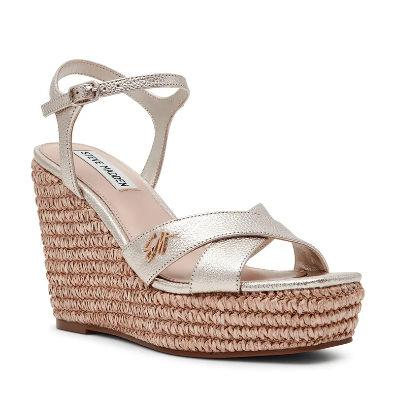 Sandale femei Steve Madden Cylo aurii din piele 1461DSCYLOAU — imaginea 2