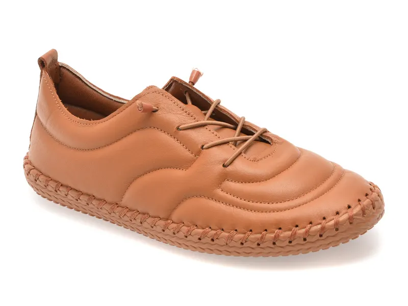 Pantofi GOLD DEER maro, 2201620, din piele naturala