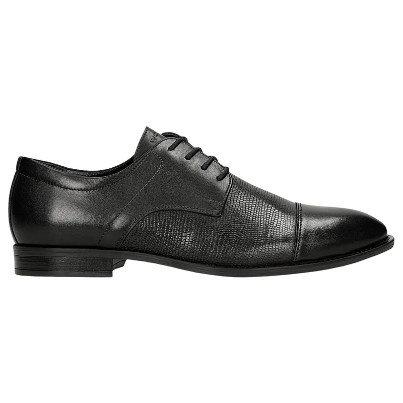 Pantofi de ocazie din piele cu țesături decorative