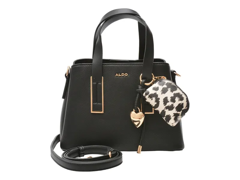Geanta neagra, MAELIABAG 001, din piele ecologica