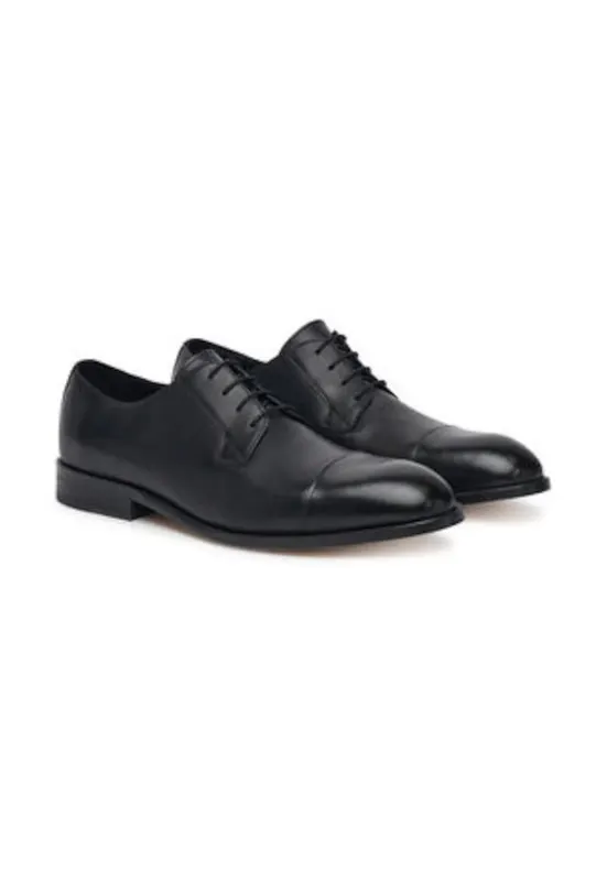 Pantofi barbatesti - piele naturala - negru - eleganti