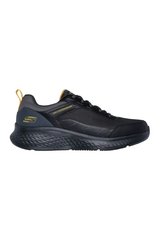 Pantofi sport impermeabili cu insertii de piele - Negru