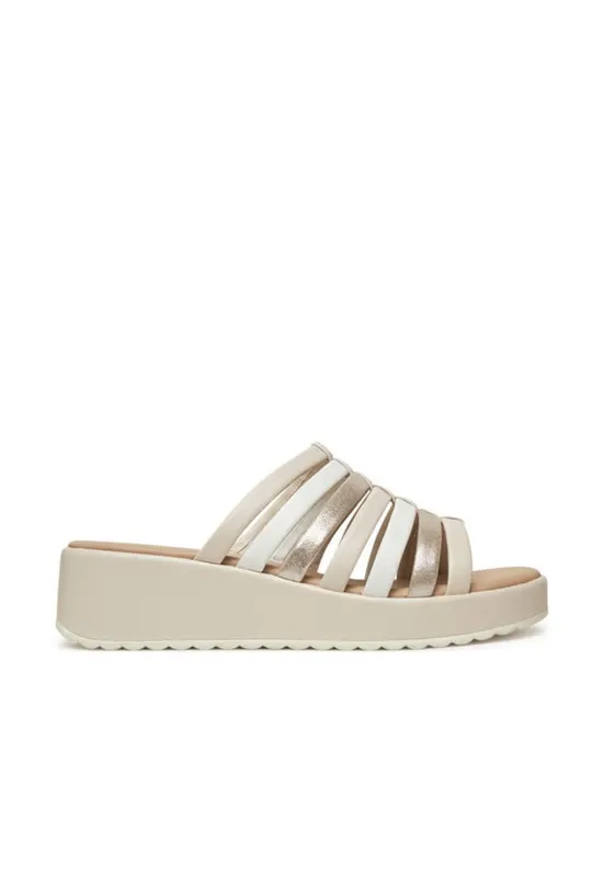 Slapi dama - 9-27201-44 - Piele naturala - Bej - Bej