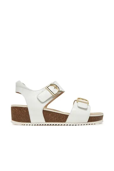 Sandale dama - 12-38510-04 - Piele naturala - Alb