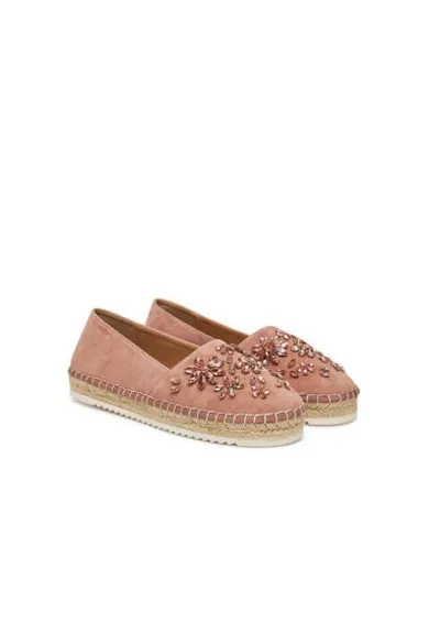 Espadrile dama V250277 - Piele naturala - Roz