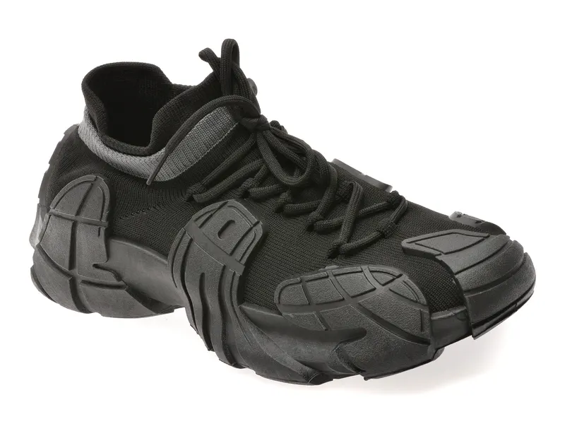 Pantofi sport gri, 8809, din material textil