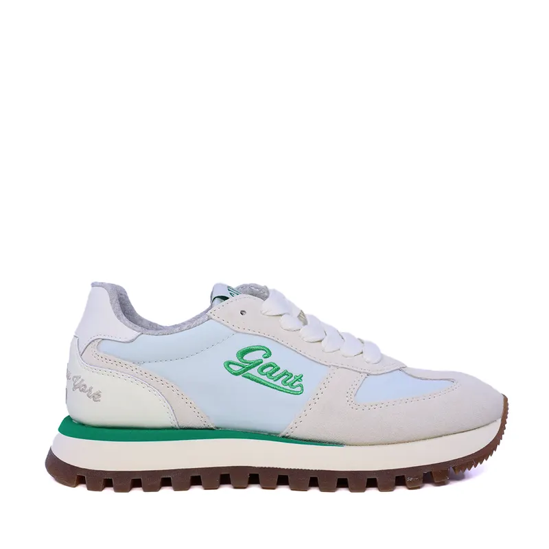 Sneakers femei Gant linia Caffay bej din piele și material textil 1749DP533855V