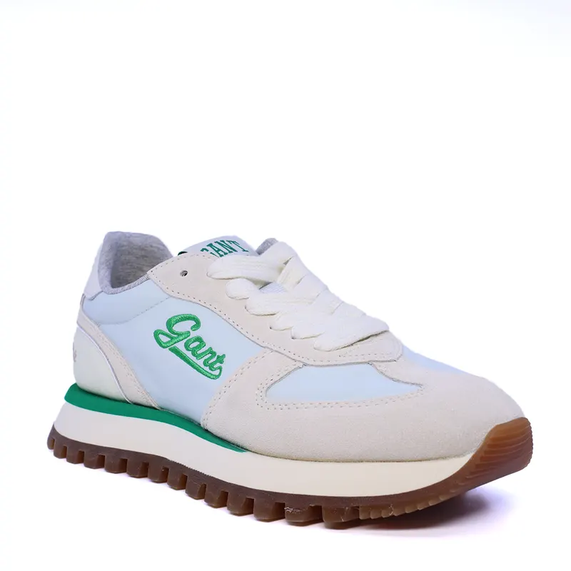 Sneakers femei Gant linia Caffay bej din piele și material textil 1749DP533855V — imaginea 2
