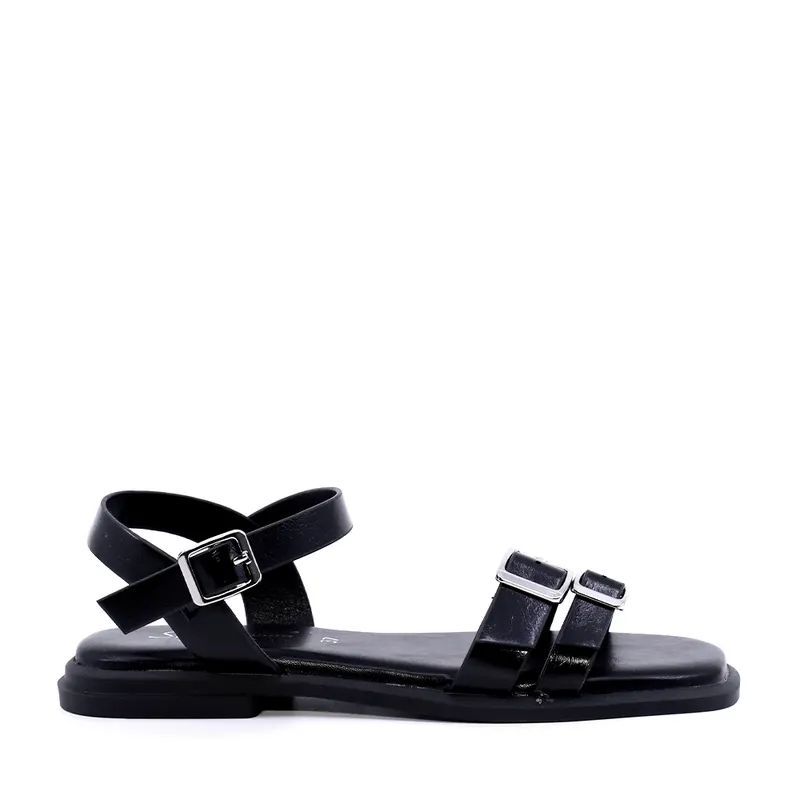 Sandale femei Solo Donna negre cu barete reglabile 2541DS1951N