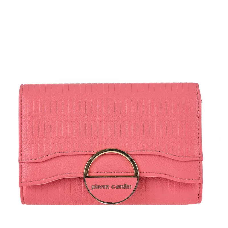 Portmoneu femei Pierre Cardin roz somon 7DPU33704SA