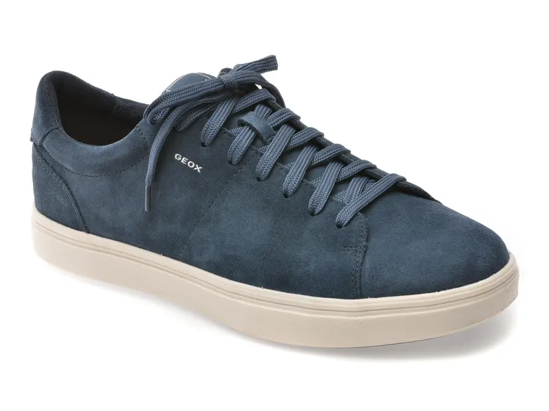 Pantofi sport GEOX albastri, U65LDD, din piele intoarsa