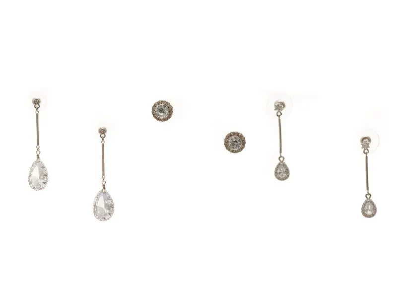 Cercei argintii, SWEETS 973, din metal