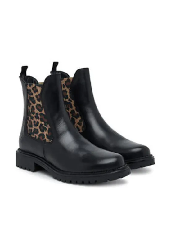 Botine dama 305246745 - Piele naturala - Negru