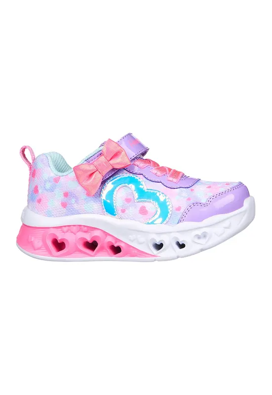 Pantofi sport cu lumini LED Flutter Heart Lights - Roz aprins/Lila/Albastru