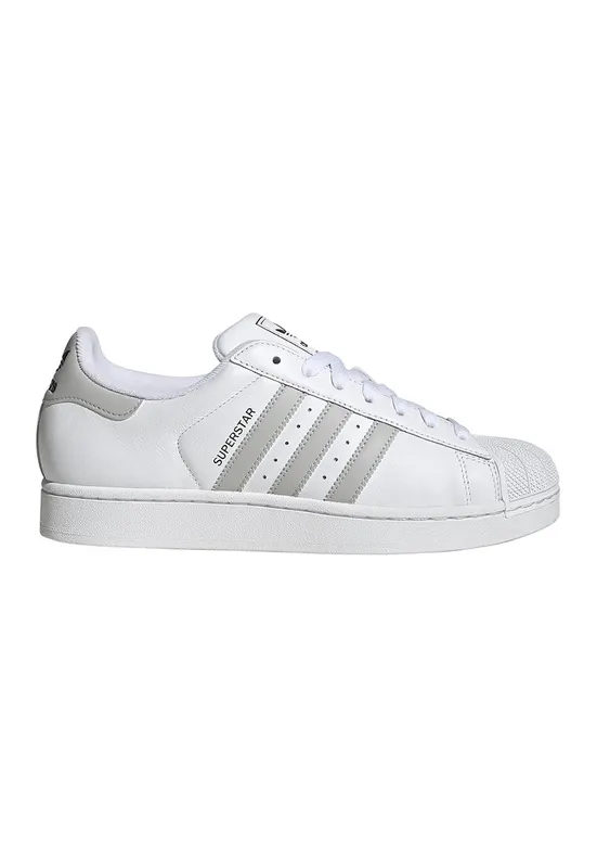 Pantofi sport unisex Superstar II din piele - Gri deschis/Alb murdar