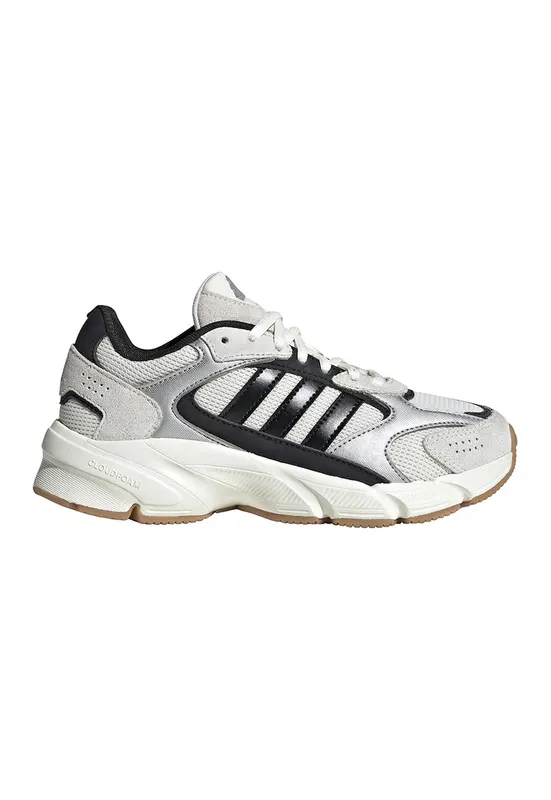Pantofi sport cu logo si garnituri din piele intoarsa Crazychaos 2000 - Negru/Gri/Alb murdar
