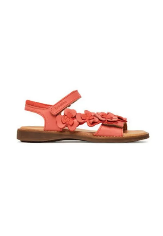 Sandale fete - G3150272-4 - Piele naturala - Corai - Coral