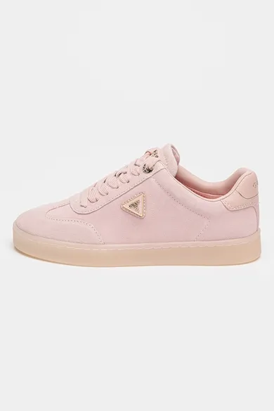 Pantofi sport low-cut cu siret - Roz prafuit