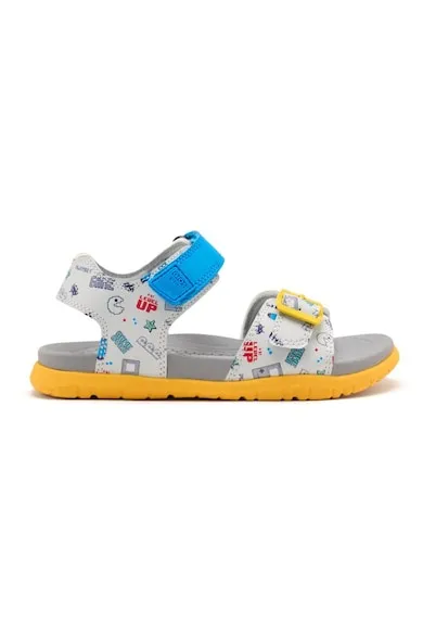 Sandale cu inchidere velcro si model grafic Bremen - Multicolor