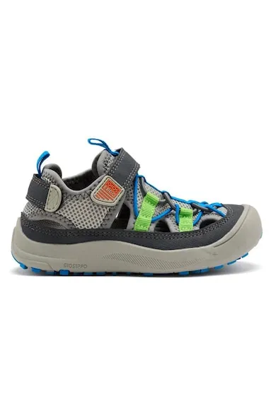 Sandale fisherman cu velcro Dunbarton - Gri