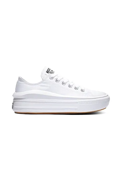 Tenisi flatform de panza All Star Move - Alb