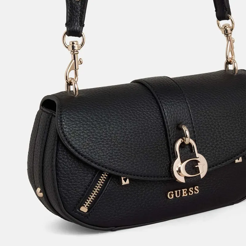 Poșetă crossbody femei Guess Jessa neagră 911posshwbg8362200n — imaginea 2