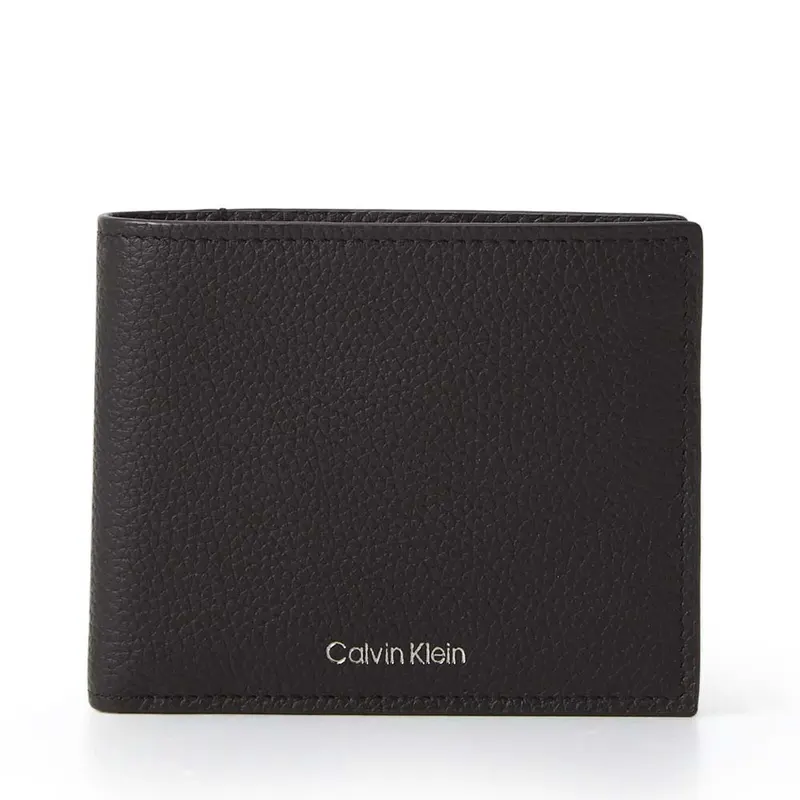 Portmoneu bărbați Calvin Klein negru din piele cu RFID 3101BPU1138N