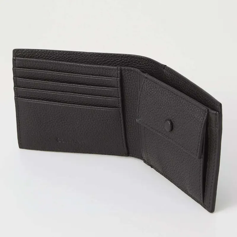 Portmoneu bărbați Calvin Klein negru din piele cu RFID 3101BPU1138N — imaginea 2