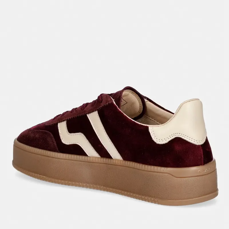 Sneakers femei Gant linia Cuzmani bordo din piele și textil 1742DP538354VBO — imaginea 2