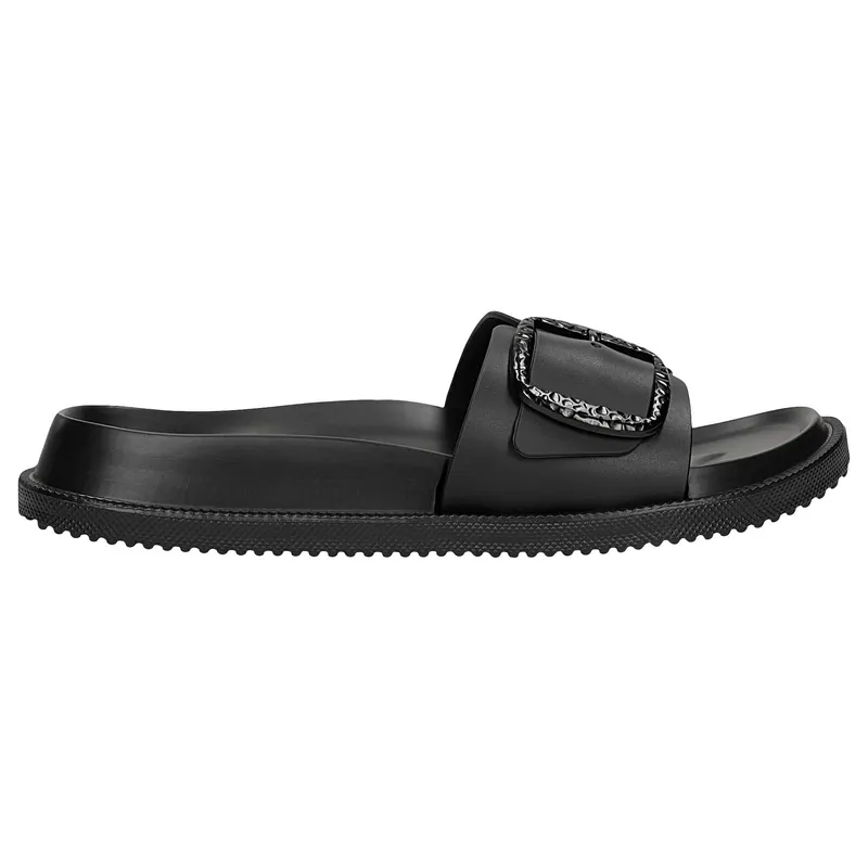 Papuci de piscină negri damă RELAKS