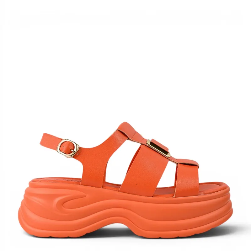 Pass Collection Sandale Casual DL40003 portocaliu