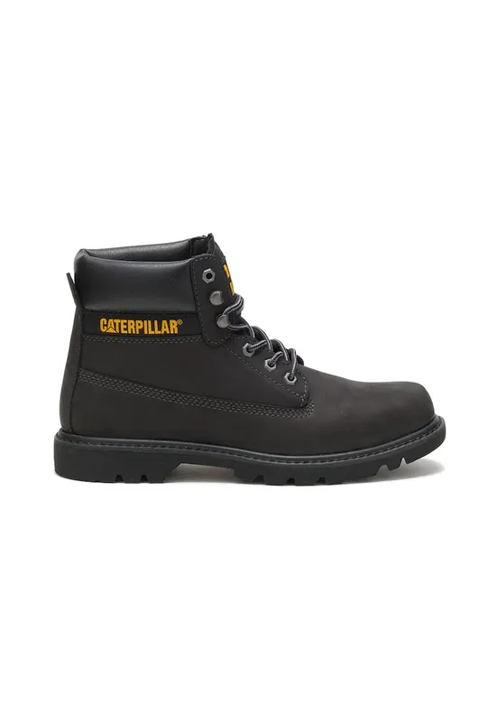 Bocanci unisex de piele nabuc - Negru