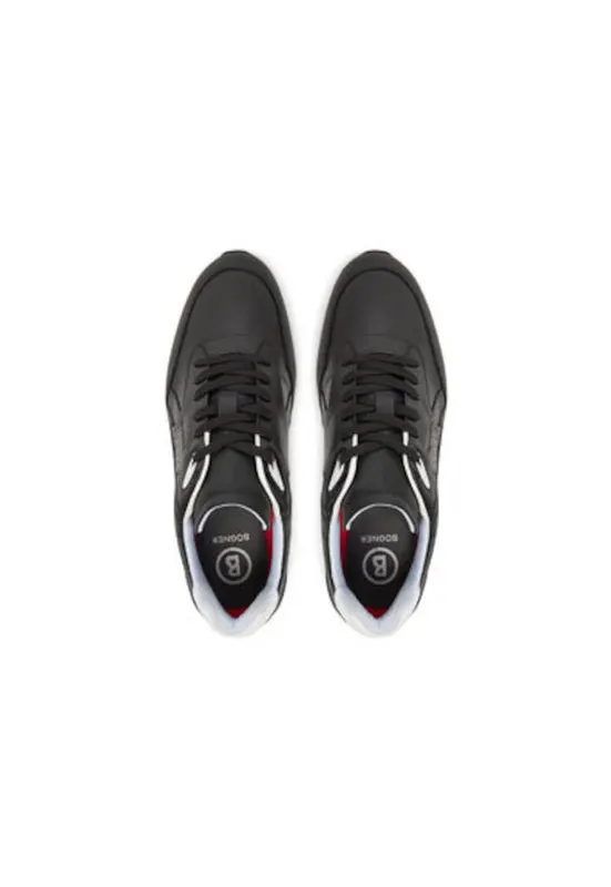 Pantofi sport barbati - 12522725 - Piele naturala - Negru - Negru