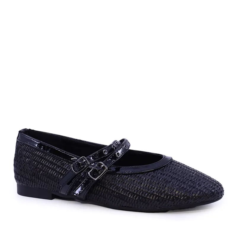 Balerini cu baretă femei Solo Donna negri 1169DB2300N — imaginea 2