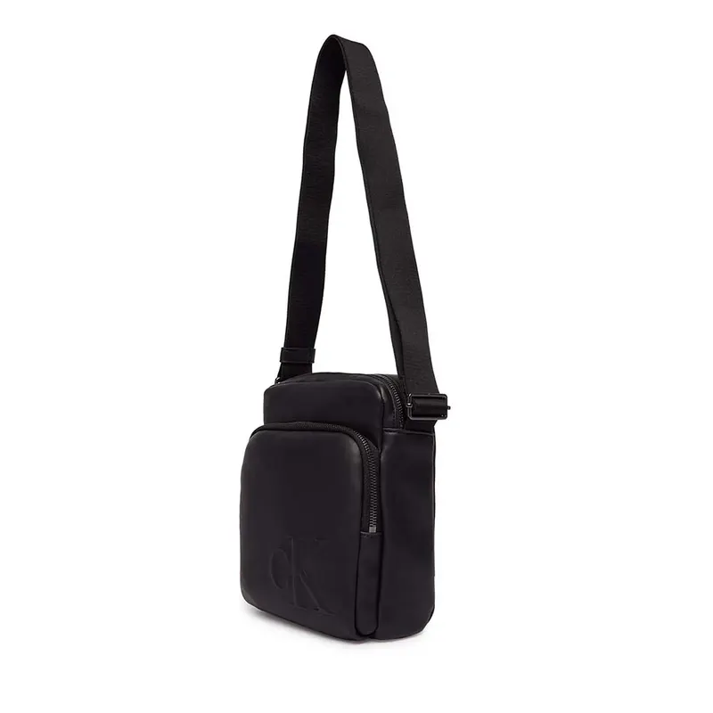 Geantă crossbody bărbați Calvin Klein neagră cu logo 3101BGEA3368N — imaginea 2