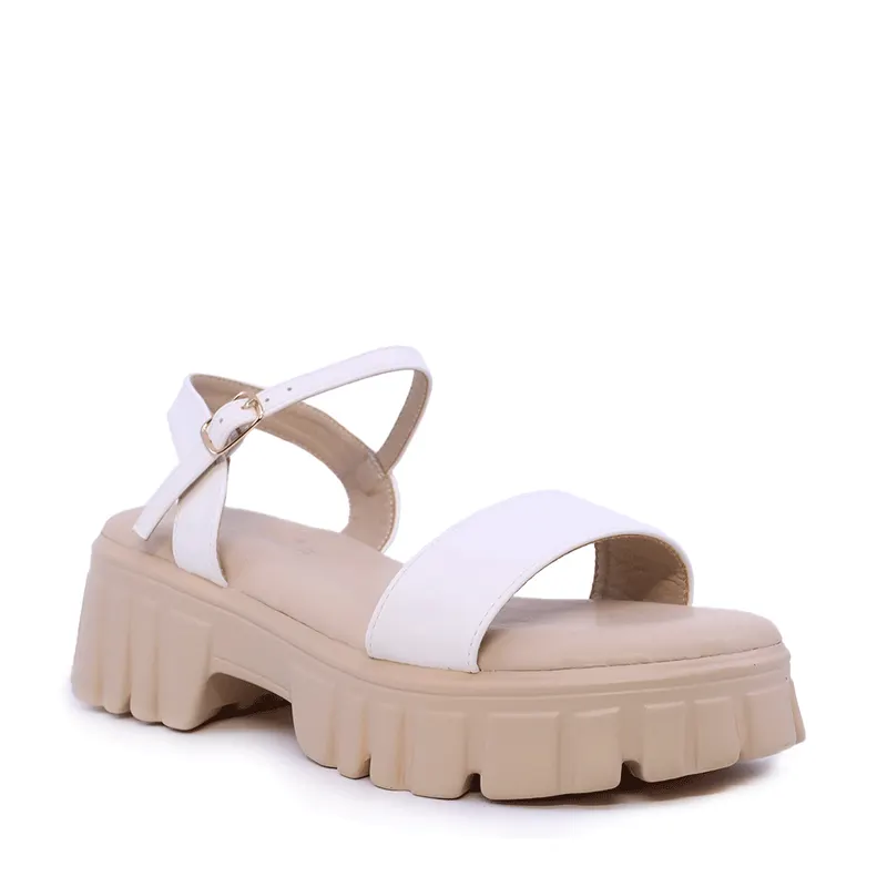 Sandale femei Solo Donna albe 2851DS3300A — imaginea 2