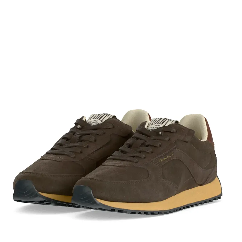 Sneakers femei Gant Beja maro din piele întoarsă 1742DP533333VM — imaginea 2